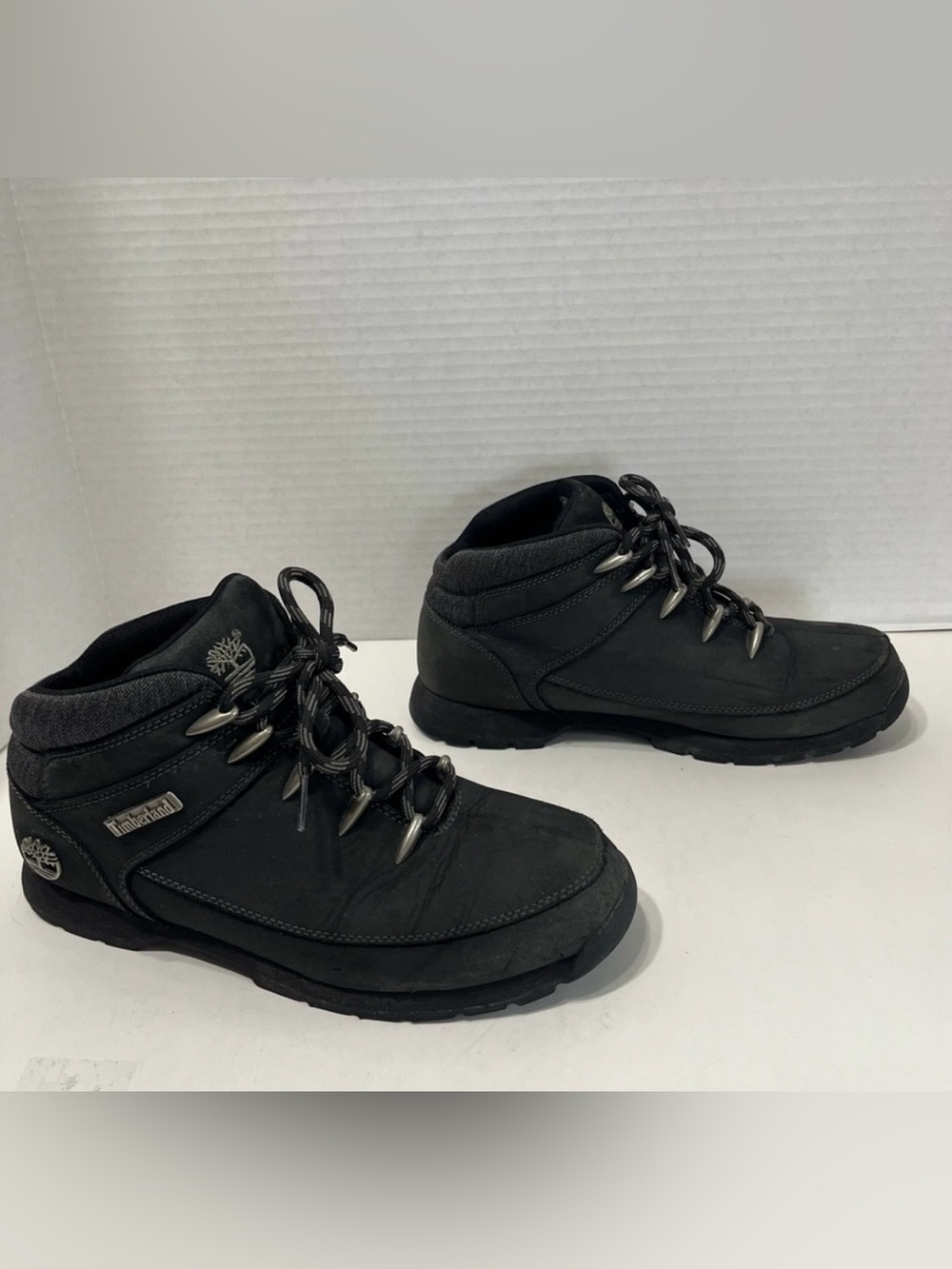 TIMBERLAND black Mid Hiker boots Men’s size 9